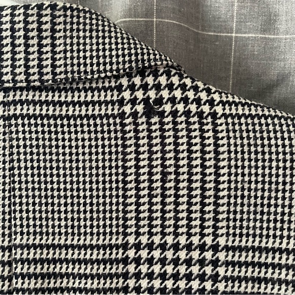 Vintage 80s Guess Georges Marciano Houndstooth Shoulder Pads Blazer (As Is) - Picture 6 of 9